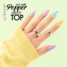 Gel Polish Top No Wipe Matt Pepper 8ml