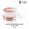 Mousse Sculpture Gel Polar White 02 50ml Victoria Vynn