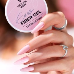 Easy Fiber Gel Sparkle Pink 15ml