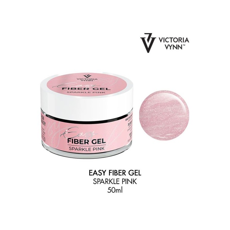 Easy Fiber Gel Sparkle Pink 50ml