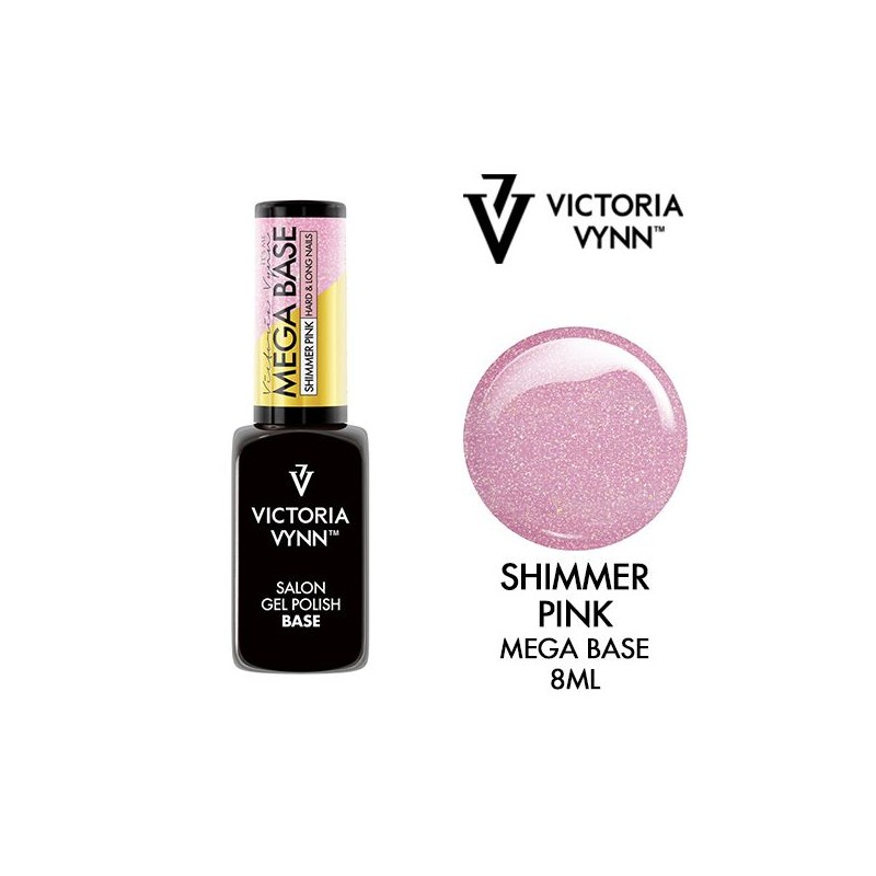 Mega Base Shimmer Pink 8ml